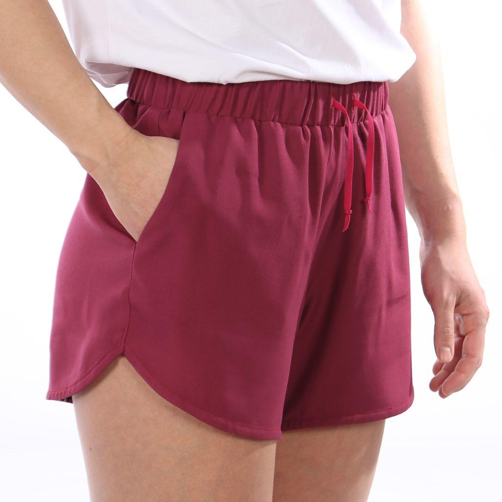 Preview: Papierschnittmuster Shorts mit Gummibund Frau Jessie XS-XXL
